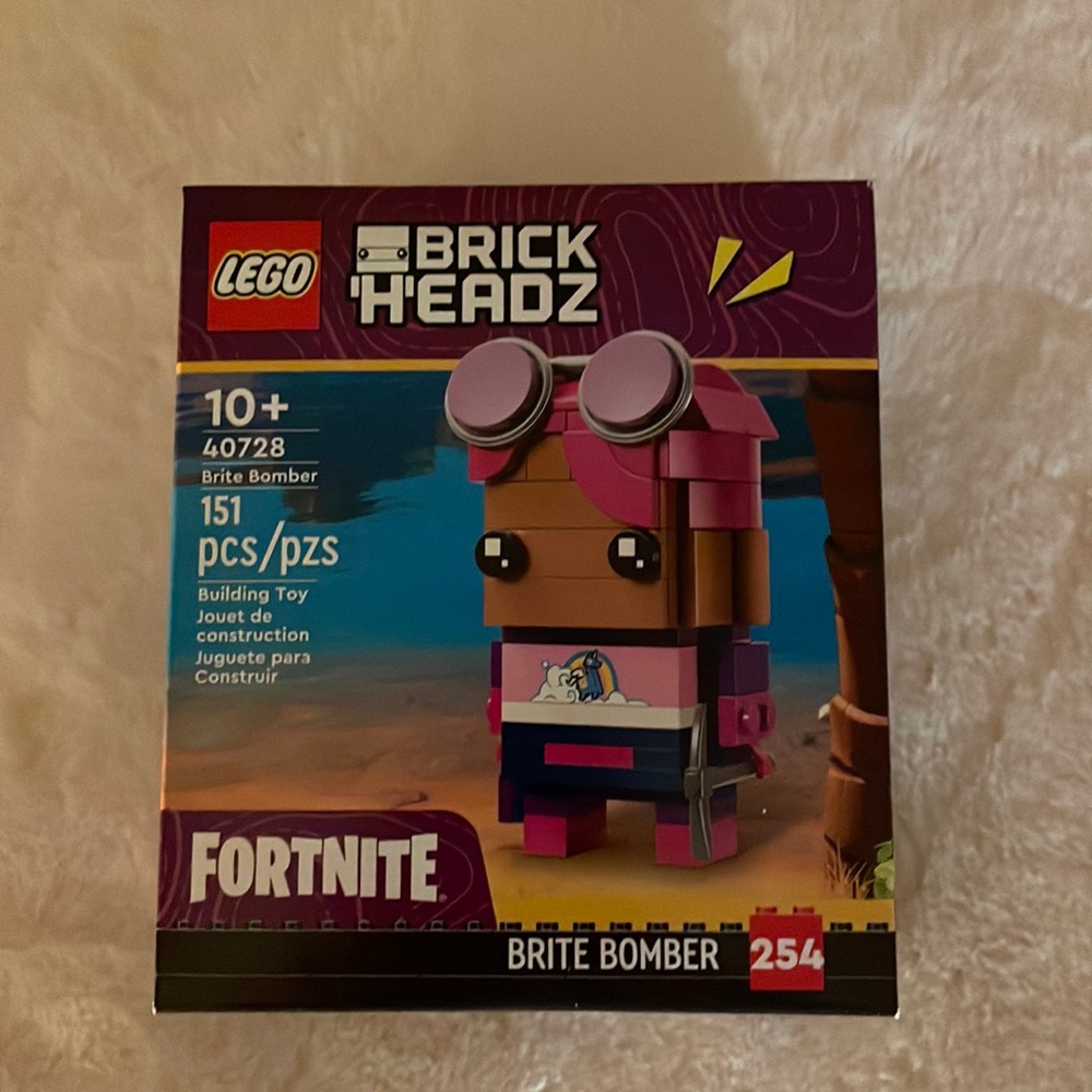 Lego Brick Headz Fortnite Brite Bomber Set 40728 - Sealed